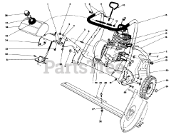 Toro 38165 (S-620) - Toro Snow Thrower (SN: 008000001 - 008999999) (1988)