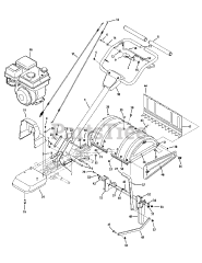 Craftsman 247.29930 (21AB40M1099) - Craftsman Tiller (2012) (Sears