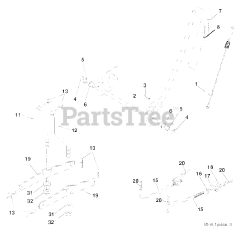 Poulan PXT 175G42 (960160024-01) - Poulan XT Lawn Tractor (2011-03)