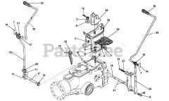 BCS America 710 - BCS America Two-Wheeled Tractor Controls (SN: 104557 - 106361)