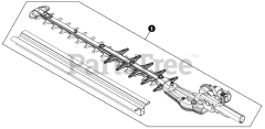 Echo HCA-2620 S - Echo Articulating Hedge Trimmer (SN: U96715001001 - U96715999999)
