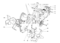 Toro 58336 - Toro 22" Tiller (SN: 000000001 - 000999999) (1980)