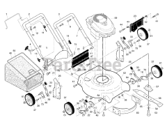 Murray 21P62L20X8A (96137001705) - Murray 21" Walk-Behind Mower (2010)