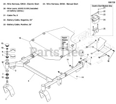 Snapper Pro SW 30 (5900887) - Snapper Pro SW30 Series 52" Walk-Behind Mower, 20hp Kawasaki