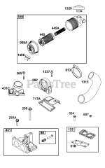 Briggs & Stratton 613477-4243-J1 - Briggs & Stratton Horizontal Engine