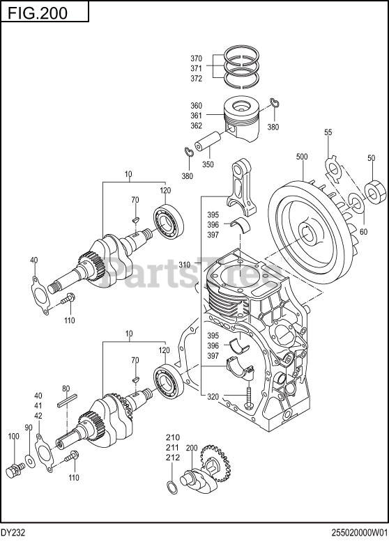Subaru Robin DY232DD1620 DY23 2