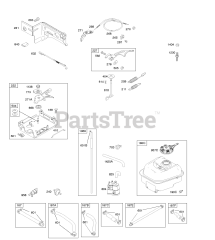 Briggs & Stratton 20S157-0110-F1 - Briggs & Stratton Horizontal Engine Controls, Fuel Supply, Governor Spring
