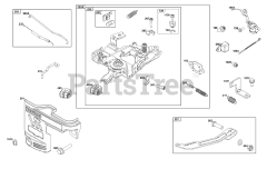 Briggs & Stratton 12V332-0020-H7 - Briggs & Stratton Horizontal Engine Controls Group