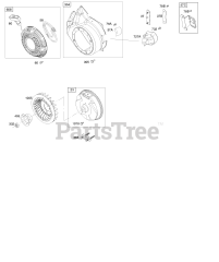 Briggs & Stratton 19L236-0014-F1 - Briggs & Stratton Horizontal Engine