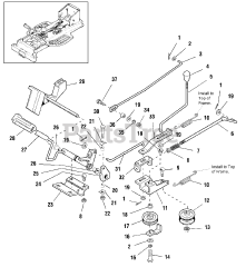 Simplicity 1692354 - Simplicity Regent Lawn Tractor, 14hp Control Rod Group