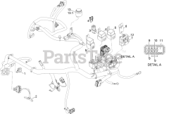 Toro 72028 (7500-D) - Toro 60" Z Master Zero-Turn Mower, Rear-Discharge Deck (SN: 416262337 - 416288793) Wire Harness Assembly No. 142-7960