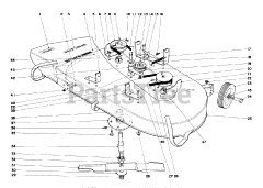 Toro 57228 - Toro 32" Lawn Tractor (SN: 002000001 - 002999999) (1972)