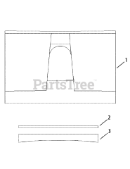 Cub Cadet 201 (39B-201-100) - Cub Cadet Utility Vehicle Soft Roof & Rear Window 39B-201 Soft Roof &amp; Rear Window