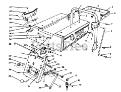 Toro 70040 (8-25) - Toro Rear-Engine Riding Mower (SN: 079000001 - 079000578) (1997) Rear Body Assembly