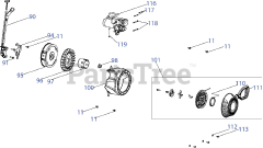 MTD 270-WU - MTD 280cc Engine 270-WU Flywheel Shroud
