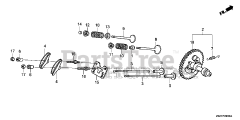 Honda EB4000X AT1 (EBSC) - Honda Generator, Made in China (SN: EBSC-1000001 - EBSC-1499999) CAMSHAFT
