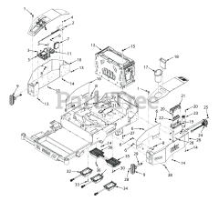 Scag SEVZ-52H - Scag EVZ 52" Zero-Turn Mower, Electric (SN: T4700001 - T4799999) SEVZ ELECTRICAL SYSTEM COMPONENTS