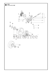 Husqvarna 365 - Husqvarna Chainsaw CLUTCH &amp; OIL PUMP