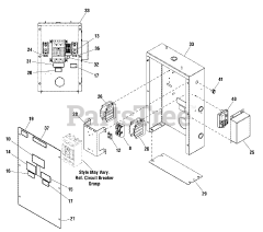 Briggs & Stratton 076161-02 - Briggs & Stratton 60kW Liquid Cooled Home Standby Generator Control Box (318038sw)