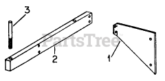 Cub Cadet 182 (133-182-100) - Cub Cadet Lawn Tractor Rear Bumper Attachment
