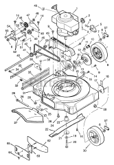 Briggs & Stratton 22775x9A - Briggs & Stratton 22" Walk-Behind Mower (1999) (Montgomery Wards)