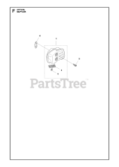 RedMax CHT 220 L - RedMax Hedge Trimmer (2012-03) MUFFLER