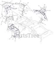Ariens 991158 - Ariens Zenith 60" Zero-Turn Mower, 23.5hp Kawasaki FX (SN: 130000 - 134999)
