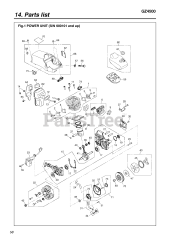 RedMax GZ 4500 - RedMax Chainsaw (SN: 600101 - 703781) (2006-11)