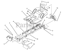 Toro 71200 (12-32 XL) - Toro Lawn Tractor (SN: 059000001 - 059100000) (1995)