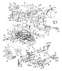 White Outdoor GT-2055 (14A-992-190) - White Outdoor Garden Tractor (1997)