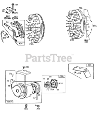 Briggs & Stratton 131232-0144-01 - Briggs & Stratton Horizontal Engine Flywheels,Alternator,Rewind