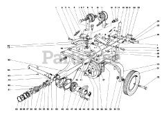 Toro 58013 - Toro 26" Tiller (SN: 004000001 - 004999999) (1974) Chassis Assembly