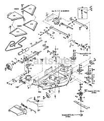 Troy-Bilt 14026 - Troy-Bilt 48" Side-Discharge Mower Deck (SN: 140260100101 - 140261199998)
