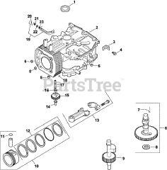 Kohler CV12.5-1284 - Kohler Command PRO Engine, Made for Bunton, 12.5hp Crankcase 2-27-63