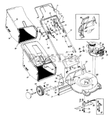 Tradesman 124-447G119 - Tradesman Walk-Behind Mower (1994) (Sam's Club)