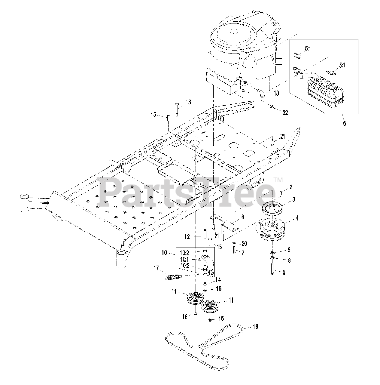 Exmark QST22BE482 Exmark 48" Quest ZeroTurn Mower, 22HP Briggs