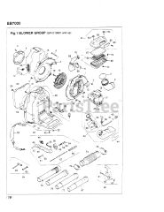 RedMax EB 7000 - RedMax Backpack Blower (SN: 010001 - 100100) (2000-05)