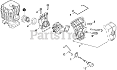 Echo CS-310 - Echo Chainsaw (SN: C04511001001 - C04511999999)