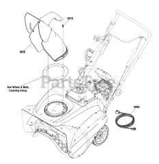 Craftsman C950-52486-2 (1696555-02) - Craftsman 22" Snow Thrower, Canada (2017)