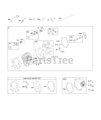 Briggs & Stratton 12T412-0116-G8 - Briggs & Stratton Horizontal Engine Cylinder Head