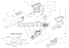 Toro 51589 - Toro Quiet Blower Vacuum (SN: 099100001 - 099499999) (1999)