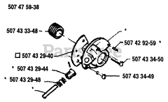 Husqvarna 33 - Husqvarna Chainsaw (1989-05) Oil Pump