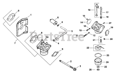 Exmark M36-12.5K-5 - Exmark 36" Metro Walk-Behind Mower, 12.5hp Kawasaki (SN: 102000 - 114999) (1995) Fuel System - Pg. 34