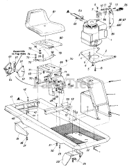 Lawnflite 135-501-049 - Lawnflite Lawn Tractor (1985) (Gibson Co-Operatives) Parts03
