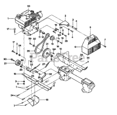 Troy-Bilt 12155 - Troy-Bilt Tuffy Rear-Tine Tiller (SN: 121551100101 & Above)