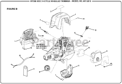 Ryobi RY 13015 - Ryobi Walk-Behind Trimmer, 30cc Figure B