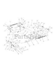 Cub Cadet M60-KW (53BH5D8X750) - Cub Cadet 60" Tank Zero-Turn Mower, 25hp Kawasaki Lift Assembly