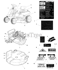 AGCO 413 H (2690019) - AGCO 30" Mower Deck, 13hp