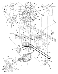 Murray 40538A - Murray 40" Lawn Tractor (1997) Motion Drive