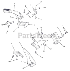 Ariens 996148 - Ariens Contractor 4WD Utility Vehicle, Subaru EH65 (SN: 020000 & Above) Parking Brake